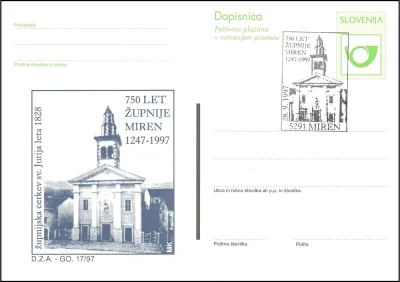 750 LET ŽUPNIJE MIREN 1247 - 1997